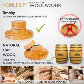 NobleSip pecan wood chips for balanced smoky depth