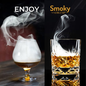 NobleSip recipe cards and QR tips for new cocktails