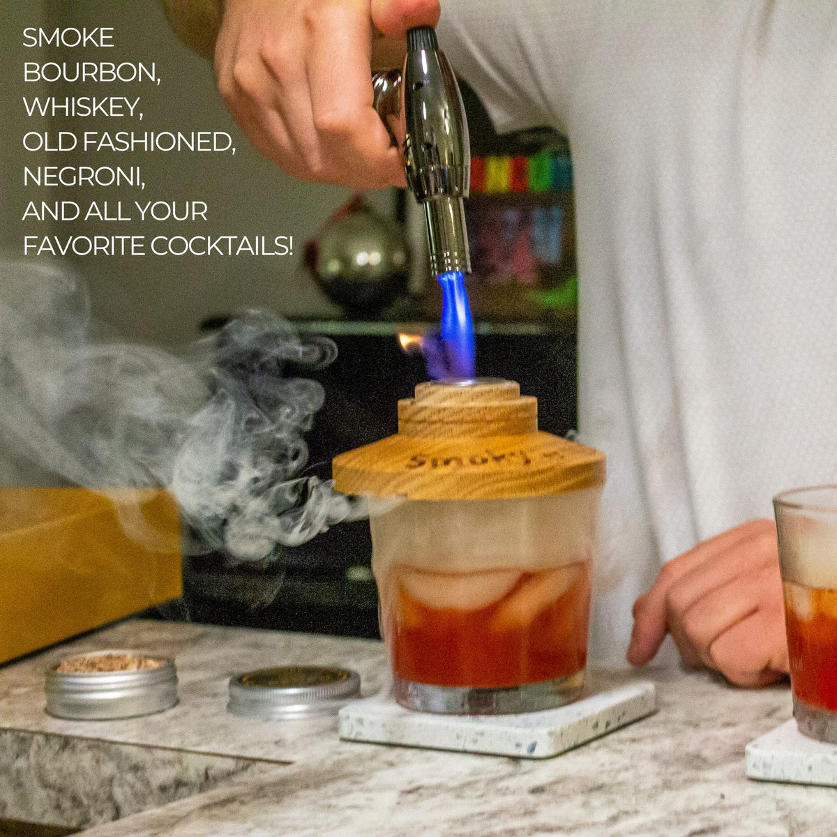 NobleSip smoker kit metal filters for durable flavor infusion
