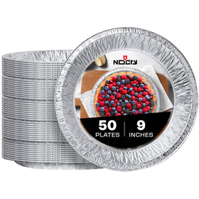 NoCry premium pie pans with curl lip for stable crust and neat edges.