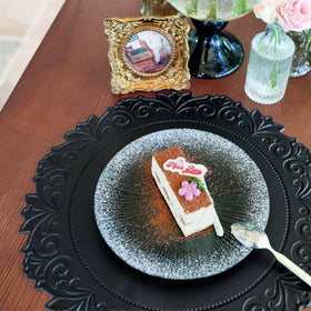 Noctiflorous placemats non-slip underside design prevents sliding during meals.