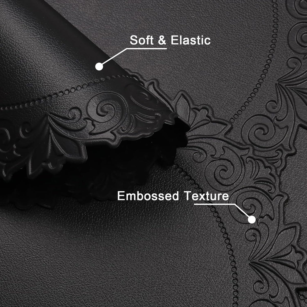 Noctiflorous placemats wipeable surface demonstrated during quick cleanup after dining.