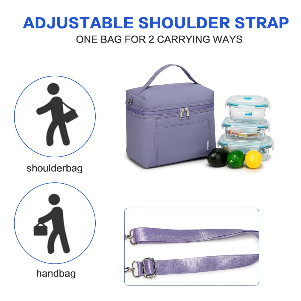 Medium size NOL lunch bag suitable for standard work lunches.