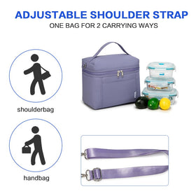 Medium size NOL lunch bag suitable for standard work lunches.