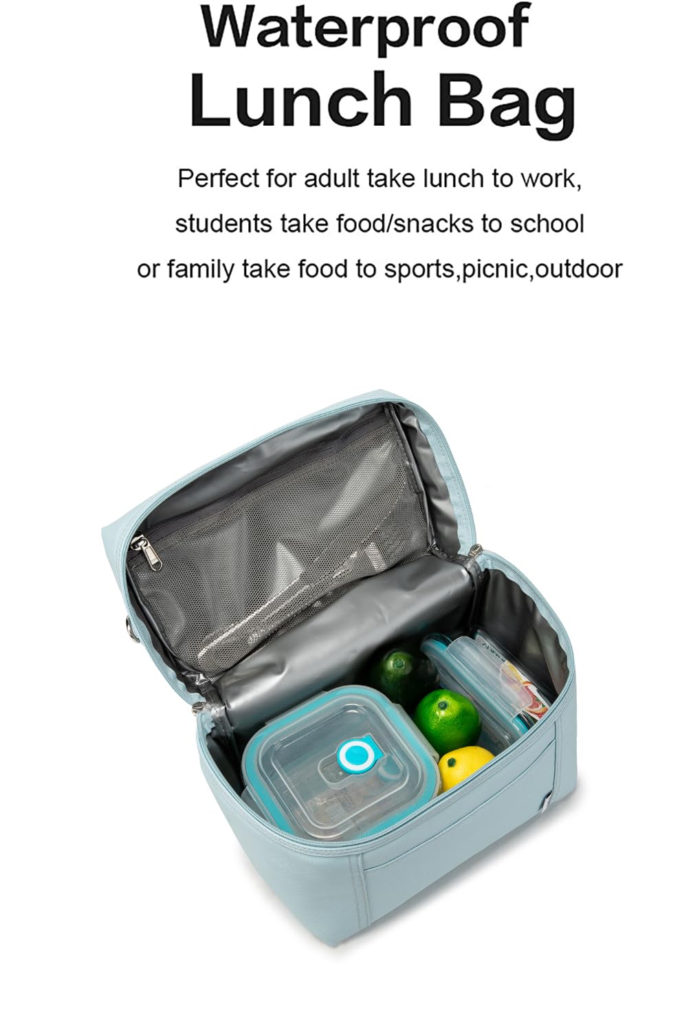 NOL small 4L size fits cans or compact lunch boxes.