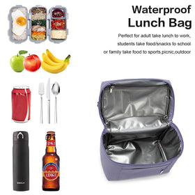 Small size NOL lunch bag fits six cans or two bento boxes.