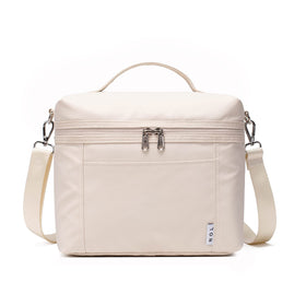 NOL Natural Organic Lifestyle lunch bag cream, front view, ideal for work days
