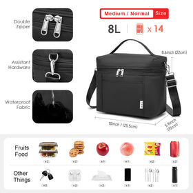 NOL Natural Organic Lifestyle insulated layer keeps meals warm or fresh.