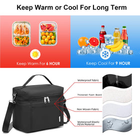 NOL Natural Organic Lifestyle removable strap enables hands-free carrying.