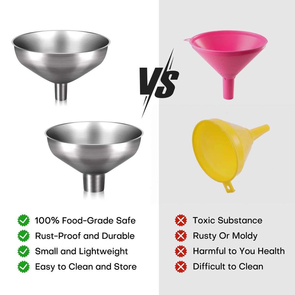 Nomatox bottle-filler funnel suitable for essential oils and liquids.