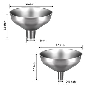 Nomatox wide-mouth funnel for smooth liquids and oils transfer.