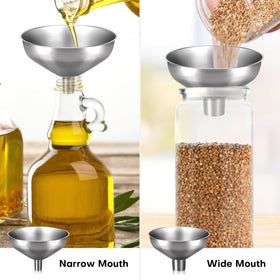 Nomatox spice transfer funnel helps neatly fill spice jars.