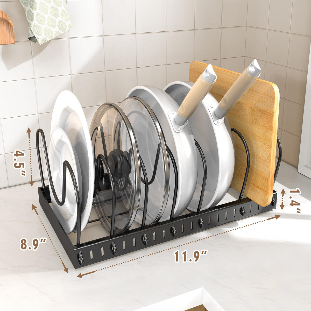 NomNest tool-free installation fits most cabinets for fast setup.