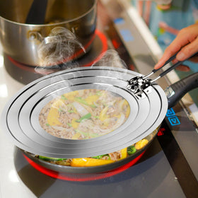 Nonley compatible with cast iron and deep fryers for versatility.