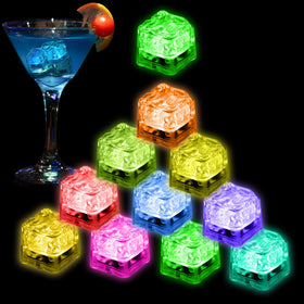 Nonley light up LED ice cubes pack for vibrant drink presentation.