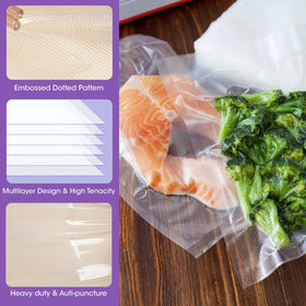 Nonolady bags work with FoodSaver and chamber sealers for easy use.