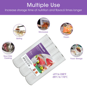 Nonolady bags protect freezer items with multilayer insulation and freshness.