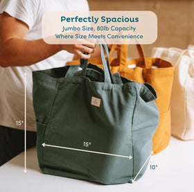 Nook Theory 3-Pack holds up to 80 lbs with a reinforced bottle pocket.