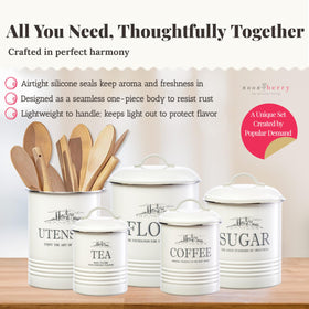 Noonberry utensil holder keeps tools organized for quick prep.