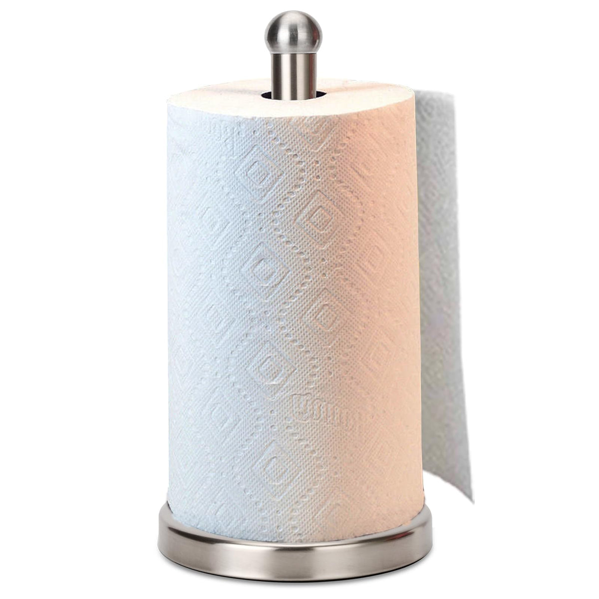 Noonext paper towel holder with sturdy base enables stable everyday use.