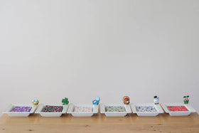 Nora Fleming ceramic construction mini highlighting high quality craftsmanship