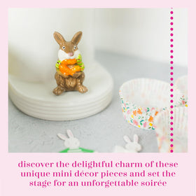 Nora Fleming interchangeable base with brown bunny mini offers versatile decor