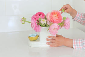 Nora Fleming interchangeable base mini demonstrating versatile seasonal display