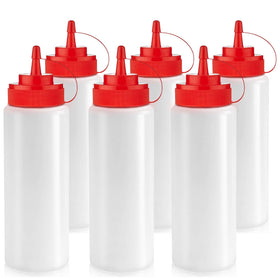 Norcalway 12 oz condiment bottle leak-proof design for spill-free dispensing.