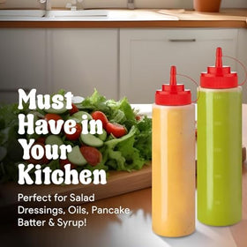 Norcalway adjustable-nozzle works with thick sauces.