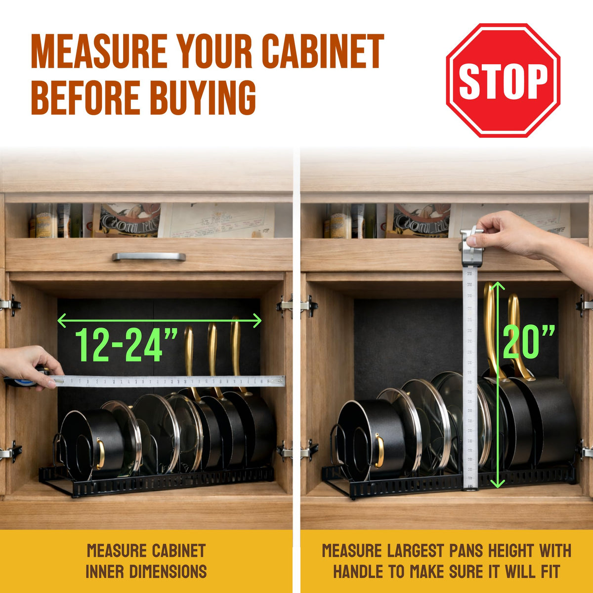 Norcalway expandable organizer fits full-length or two racks for flexibility.