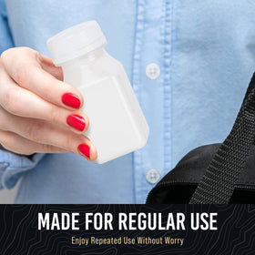 Norcalway tamper-evident cap adds security for carry in bag or car.