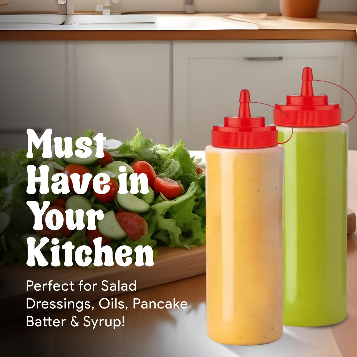 Norcalway 12 oz bottles deliver controlled pour for candy decorating and crafts.