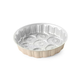 Pan height 2.2 inches with 8-cup capacity for versatile desserts