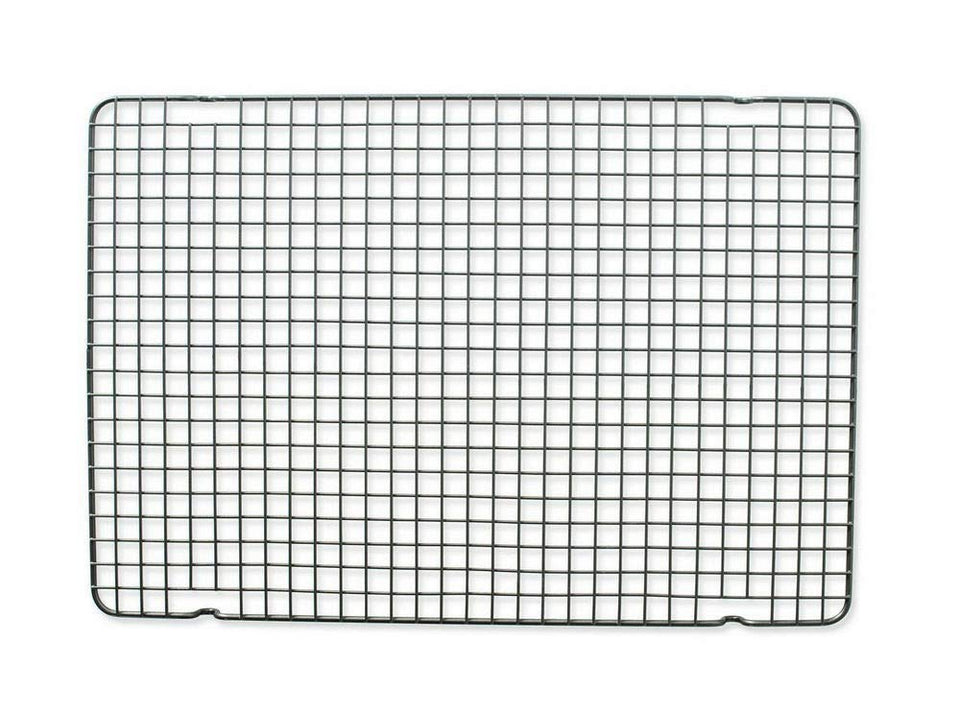 Nordic Ware 43343 oven grid in oven for crisping vegetables and bacon