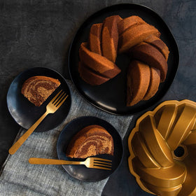 Nordic Ware Bundt pan American-made crest visible