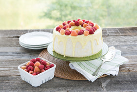 Nordic Ware Angel Food Cake Pan 16 Cups, nonstick coating promotes easy release during baking