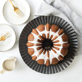 Nordic Ware Bundt pan handles facilitate safe unmolding