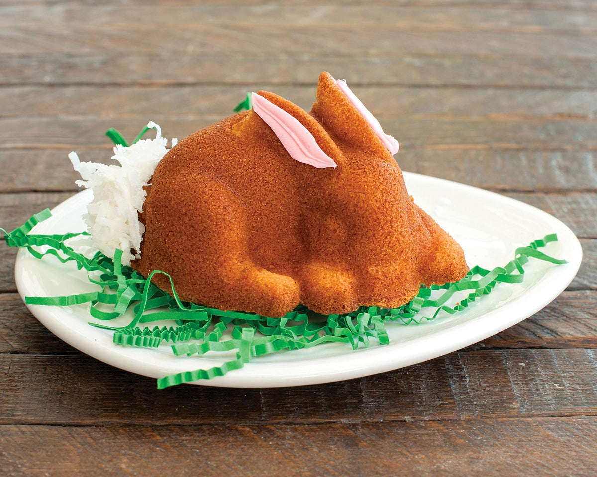 Nordic Ware Baby Bunny Cakelet six cavities enables cute bunny desserts in one batch.