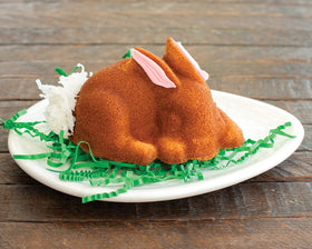 Nordic Ware Baby Bunny Cakelet six cavities enables cute bunny desserts in one batch.