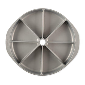 Nordic Ware cast aluminum Bundt pan detail showing durable construction.