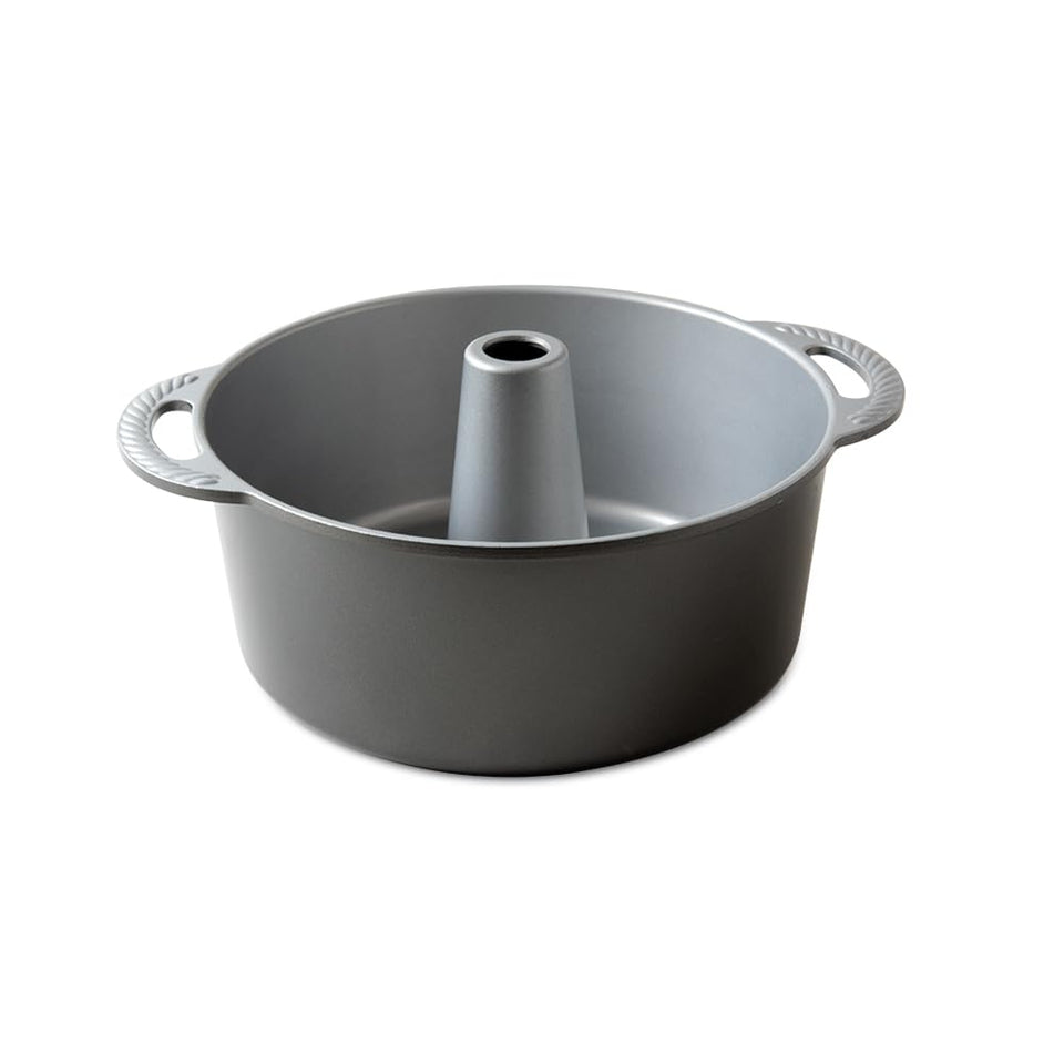 Nordic Ware Classic Cast Pound Cake Pan top view showing crisp details and even browning.