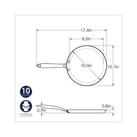 Nordic Ware crepe pan nonstick interior close-up for easy release