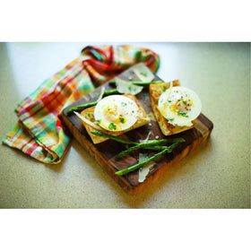 Nordic Ware Easy Breakfast Set on stove, ready for immediate breakfast prep