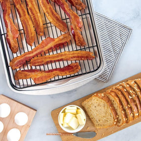 Nordic Ware easy cleanup with liner for mess-free baking