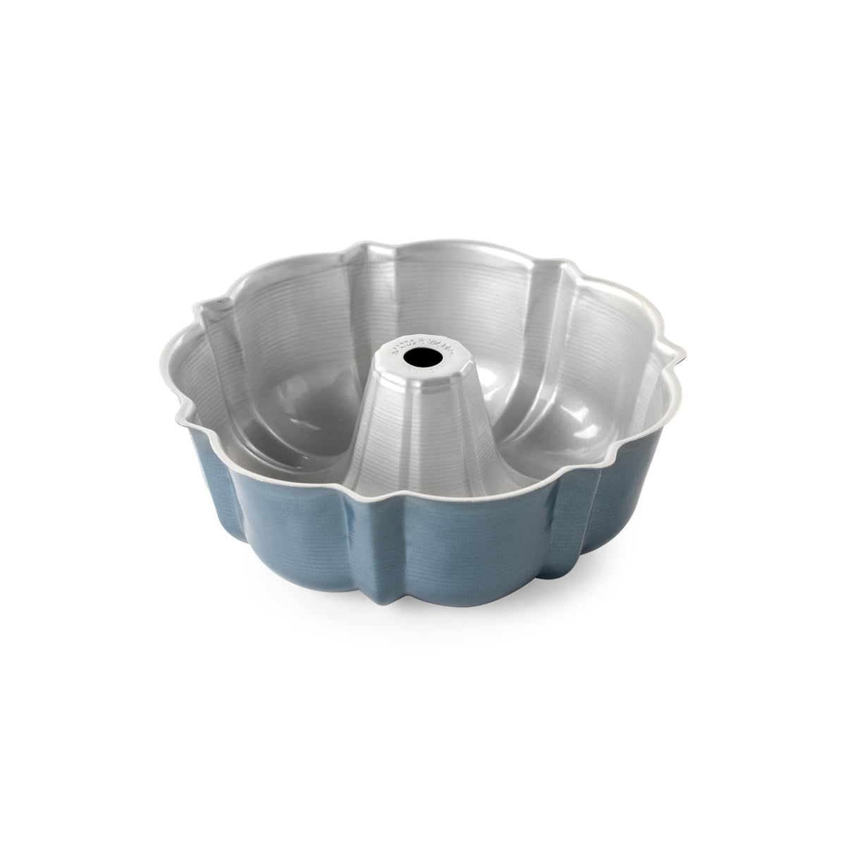 Nordic Ware Twilight Blue Bundt pan showcases aurora-inspired color in your kitchen.