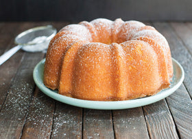 Nordic Ware Bundt cake removal angled shot suggests smooth release