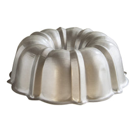 Nordic Ware Formed Treat Bundt Pan top view shows its 12-cup capacity