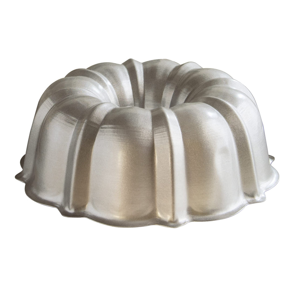 Nordic Ware Formed Treat Bundt Pan top view shows its 12-cup capacity