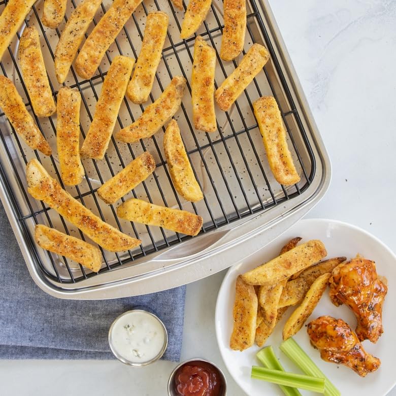 Nordic Ware jerky on tray dries evenly without turning
