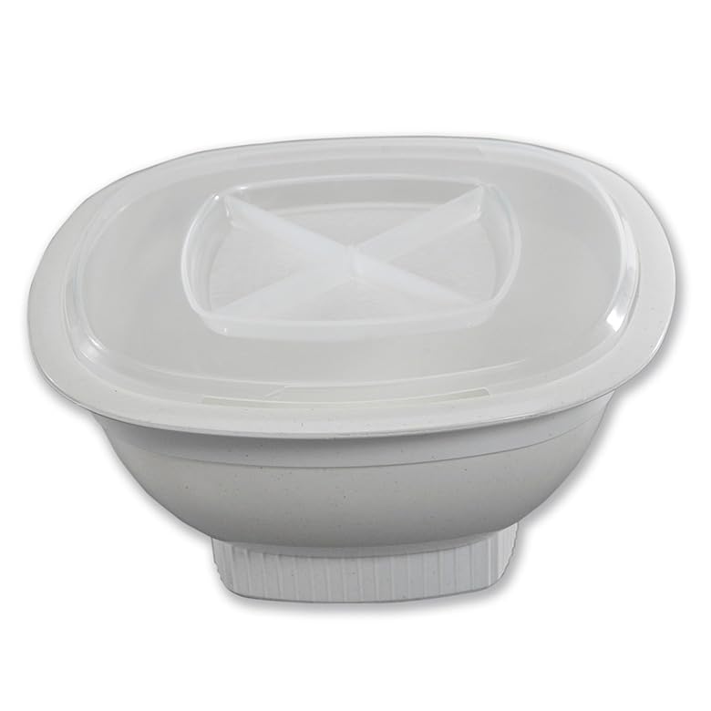Nordic Ware microwave popcorn popper base with lid for quick, mess-free movie snacks.